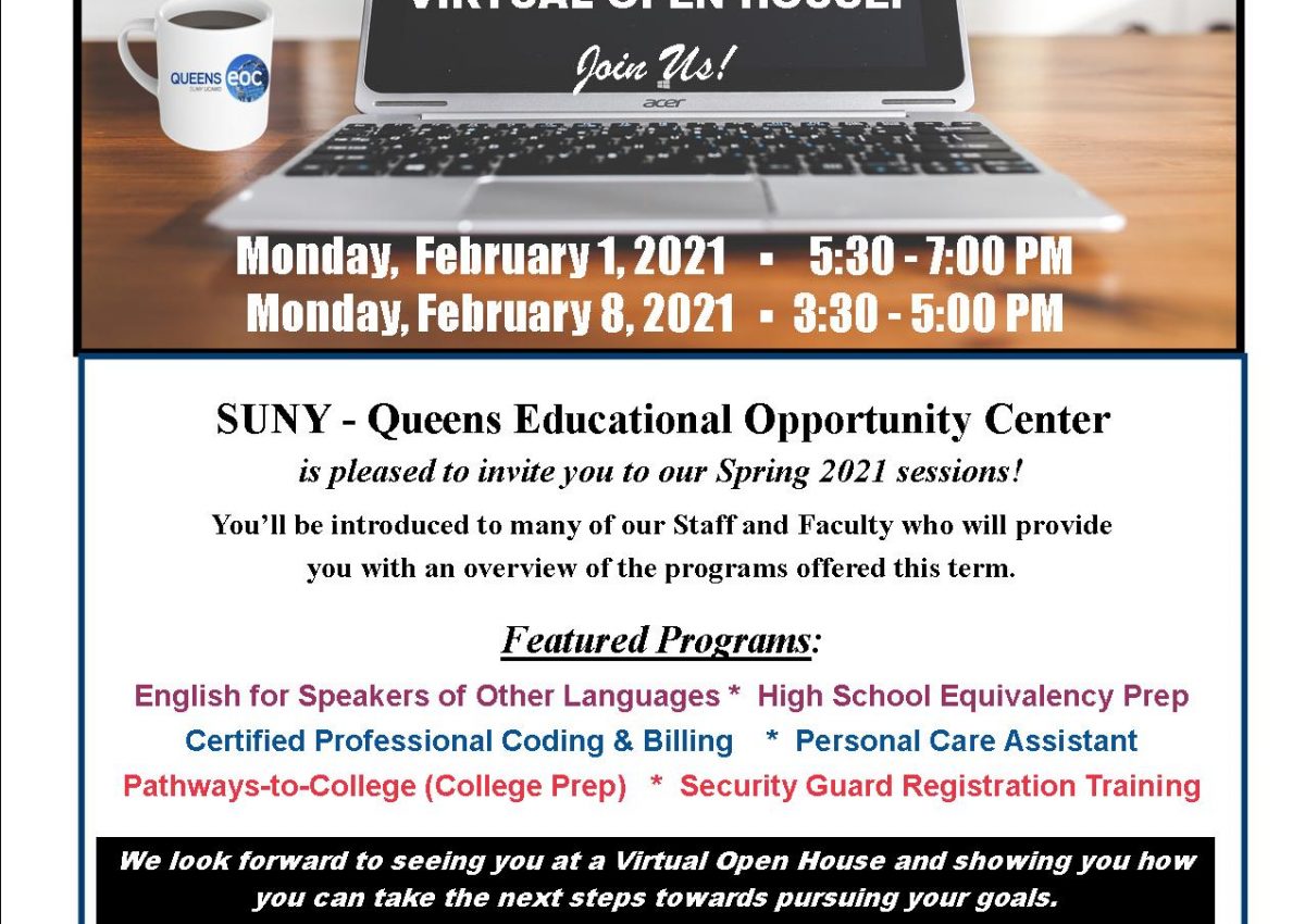 SUNY Queens EOC Open House SUNY Queens Educational Opportunity Center