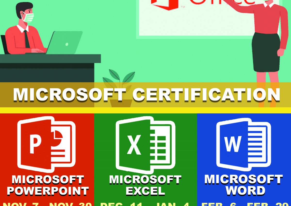 Microsoft Certification in Powerpoint, Excel and Word From Nov. 7th 2023  through Feb. 29th 2024 - SUNY Queens Educational Opportunity Center