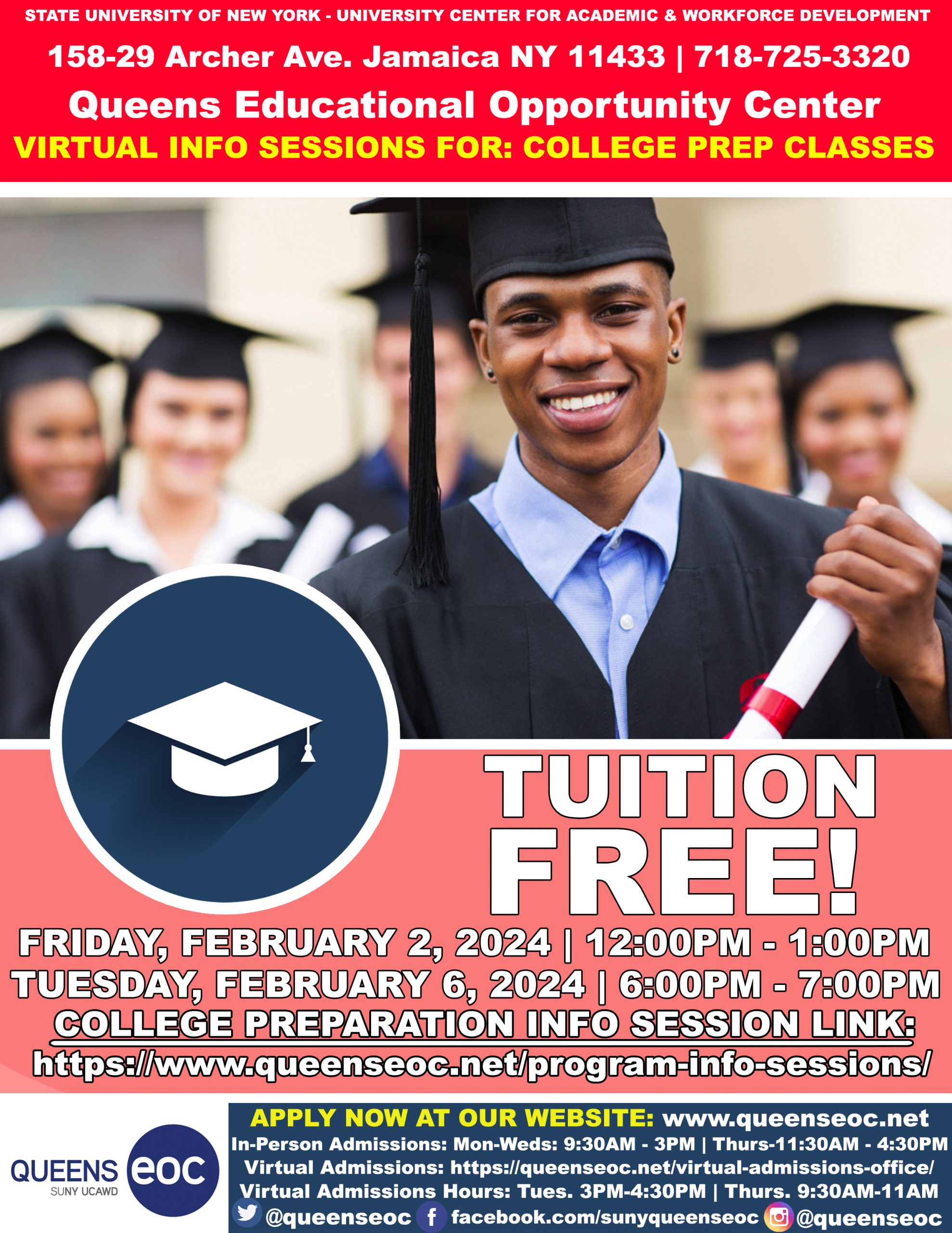 College Preparation Information Session Friday, February 2nd, 2024